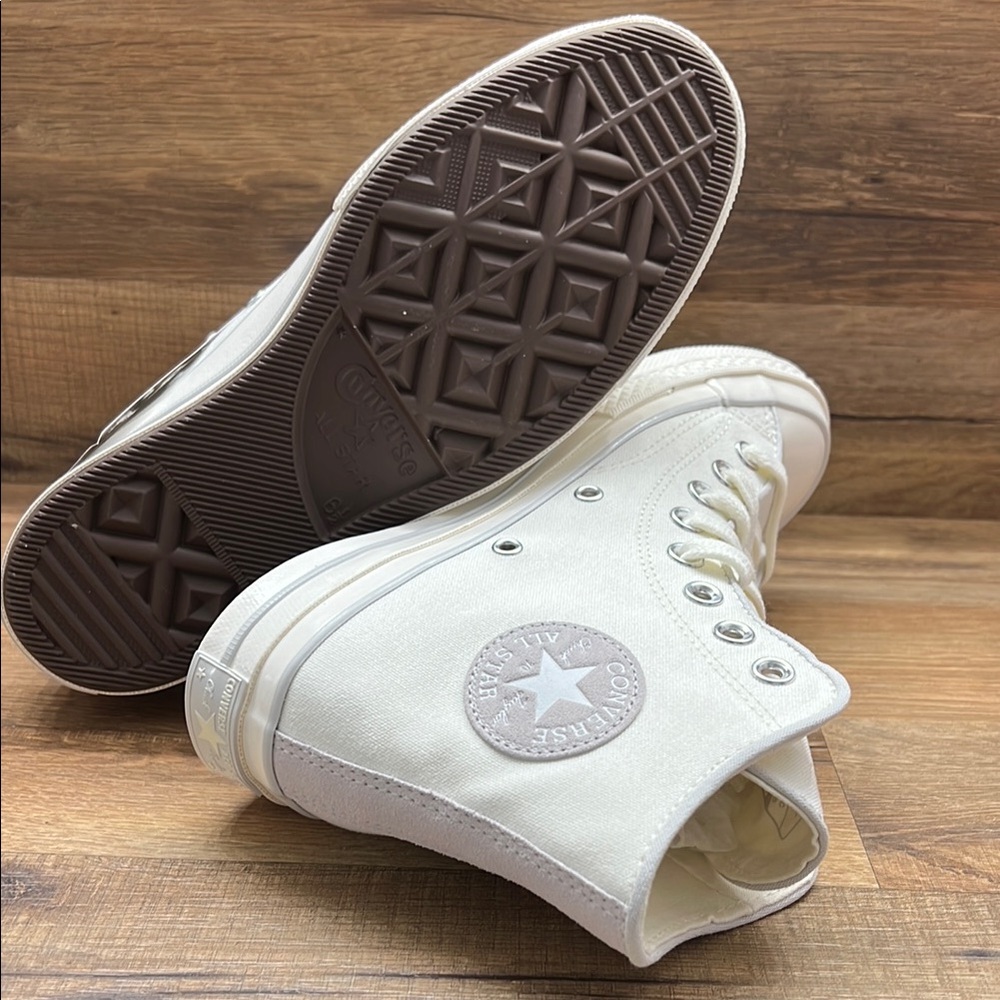 Converse Classic White Canvas High-Tops - Picture 6 of 9